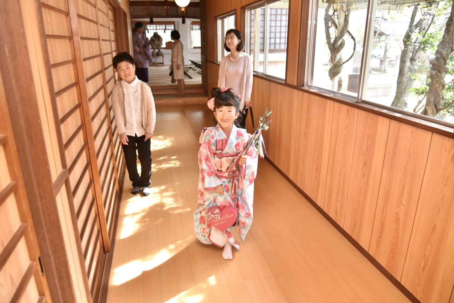 これからお詣りです