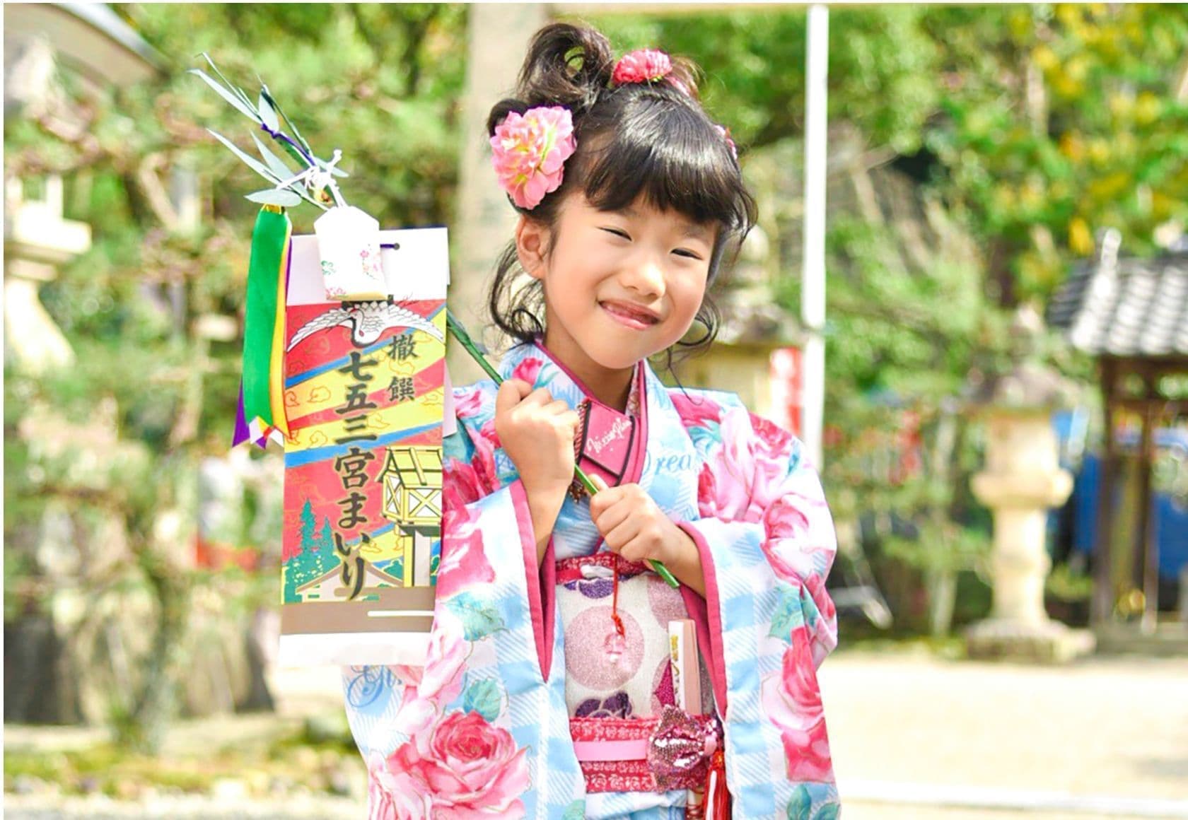 七五三の女の子